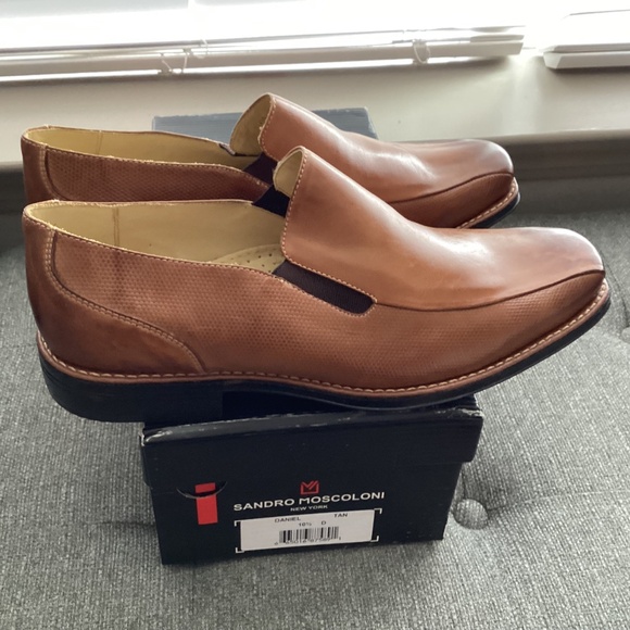 Sandro Moscoloni Daniel Leather Bike Toe Loafer (Men) 10.5 main image 4